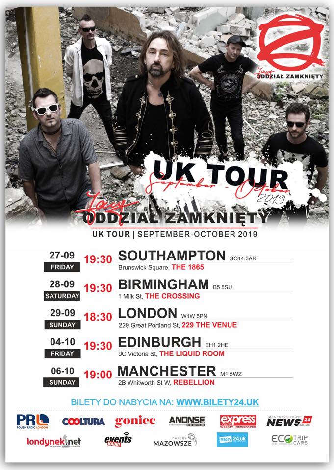 Jary ODDZIAŁ ZAMKNIĘTY - Southampton - UK TOUR.